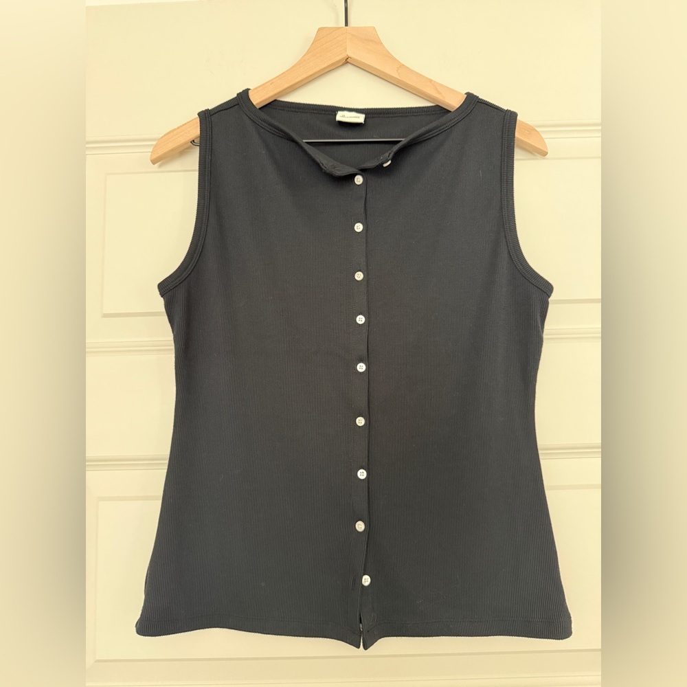 Abercrombie & Fitch Slash Through Button-up Top